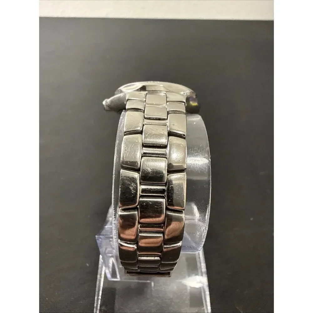 2001 Women’s Bulova Marine Star 96M25 Wristwatch New Battery Good Shape! (B11)
